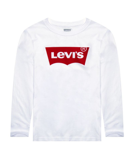 Levi's Batwing Long Sleeve Boy White T-Shirt