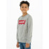 Levi's Batwing Crewneck Boy Grey Sweatshirt