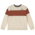 Levi's Colorblock Crewneck Boy Oatmeal Sweatshirt