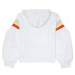 Levi's Full Sleeve High Rise Girl White Sweatshirt