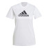 Top de formation adidas Primeblue D2M Logo Sport W White/Black