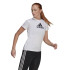Top de formation adidas Primeblue D2M Logo Sport W White/Black