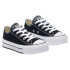 Chaussures Converse Chuck Taylor All Star EVA Platform Low Top Black