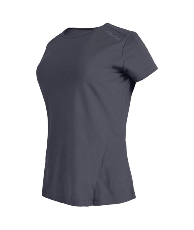 T-shirt running Joluvi de Runplex W Gris foncé