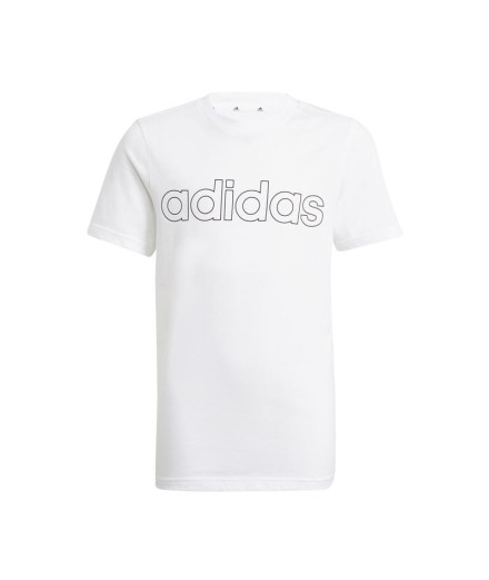 T-shirt adidas Essentials Garçons Blanc/Noir
