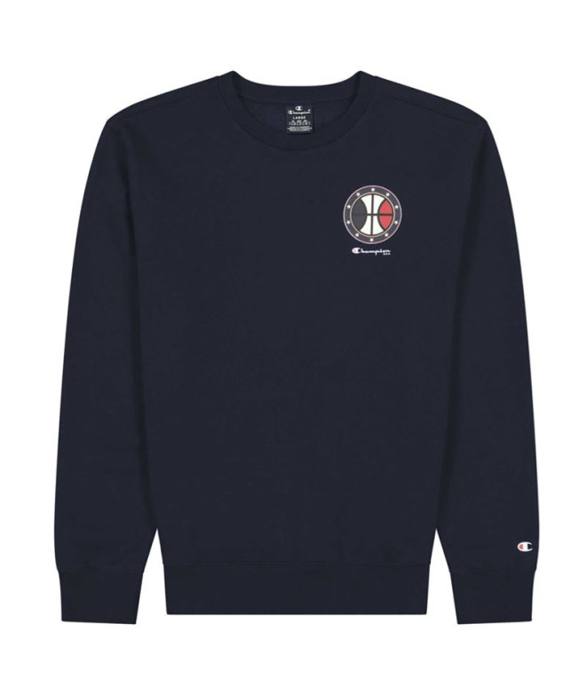 Sweatshirt Champion USA Crewneck Bleu foncé Homme