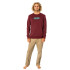 Sweatshirt Rip Curl Surf Revival Box M Rouge foncé