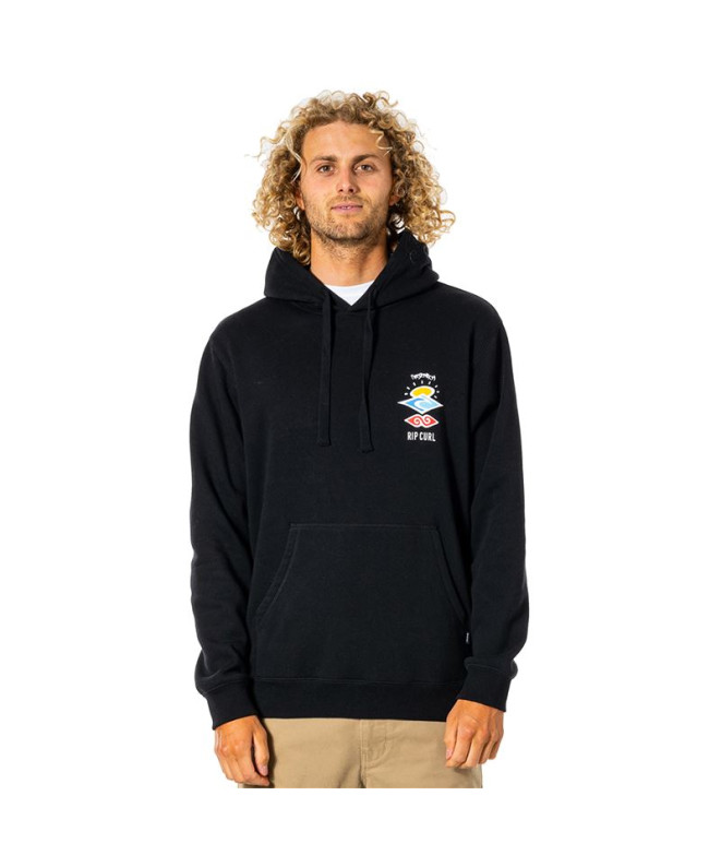Sweat à capuche Rip Curl Search Icon M Black
