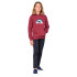 Sweat à capuche Rip Curl Mama Pop Boy Rouge foncé