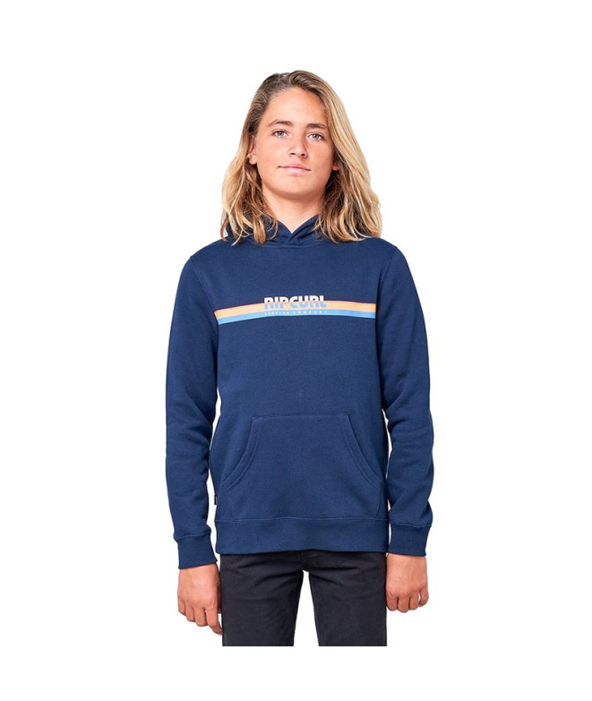 Sweat à capuche Rip Curl Mama Pop Boy Bleu foncé
