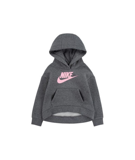 Sweat Nike Club Fleece Hig Low Grey
