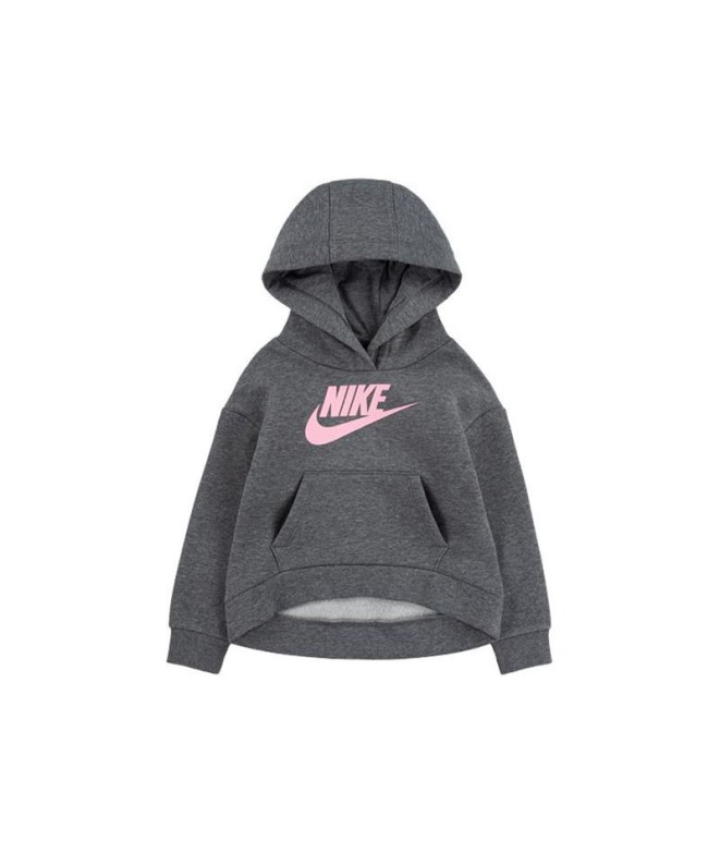 Sweat Nike Club Fleece Hig Low Grey
