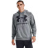 Hoodie Under Armour Fleece Rival Big Logo M Pitch Gray
