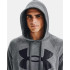 Hoodie Under Armour Fleece Rival Big Logo M Pitch Gray