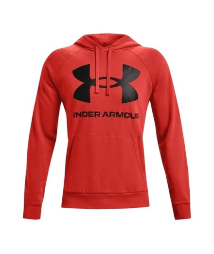 Hoodie Under Armour Fleece Rival Big Logo M Radiant Red