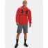 Hoodie Under Armour Fleece Rival Big Logo M Radiant Red