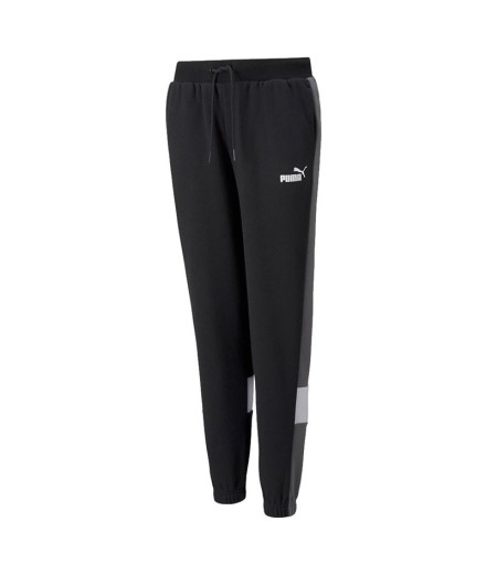 Puma ESS+ Colorblock Boy Black Long Puma Trousers