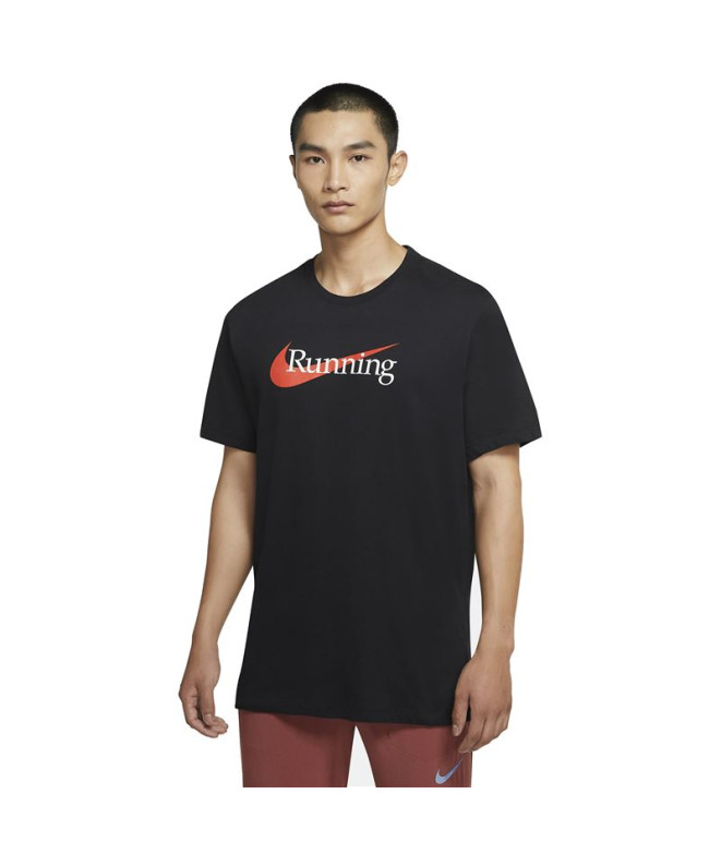 T-shirt running Nike de Dri-FIT M Noir