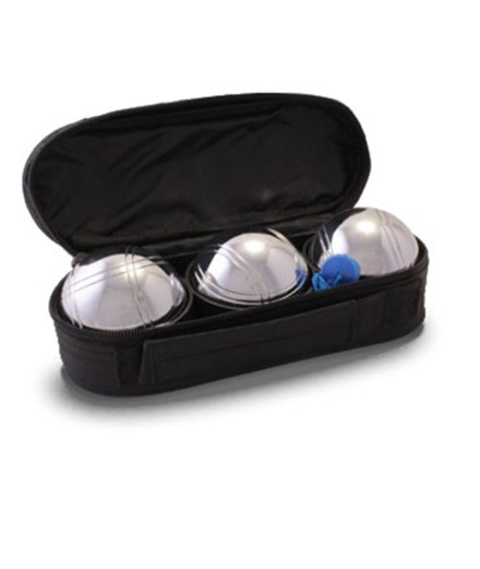 Trousse pétanque 3 boules d'entraînement (700gr), avec...