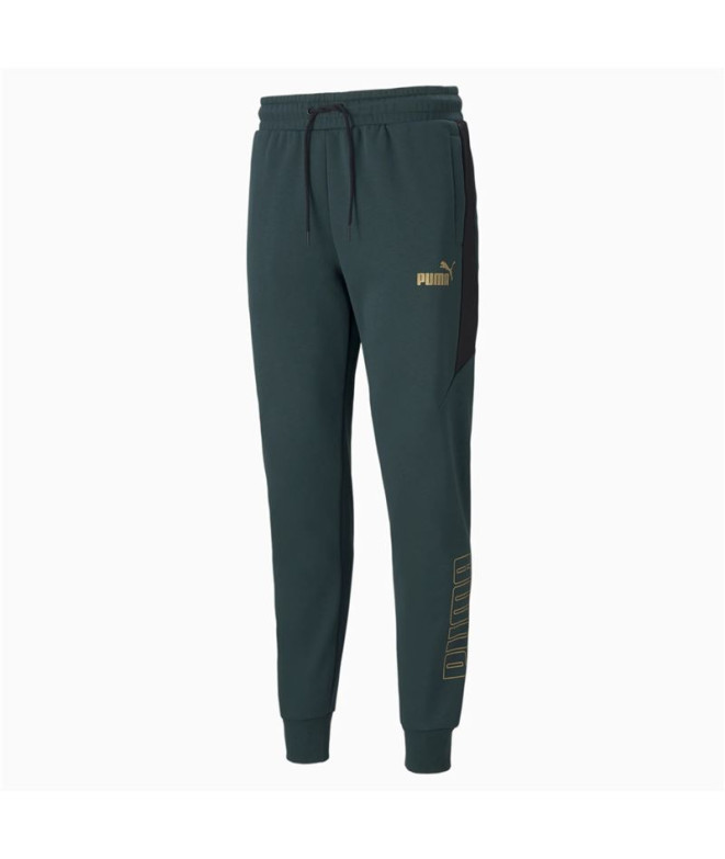 Puma Winterized M Green Long Puma Trousers