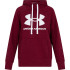 Hoodie Under Armour Fleece Rival W Dark Red