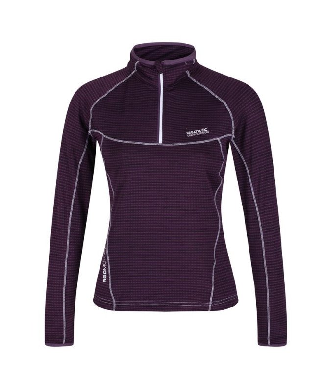 T-shirt Regatta Yonder Half-Zip W Dark purple
