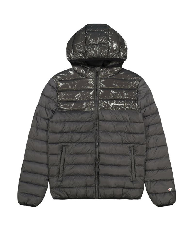 Veste matelassée Champion Capuche Ombré M Gris...