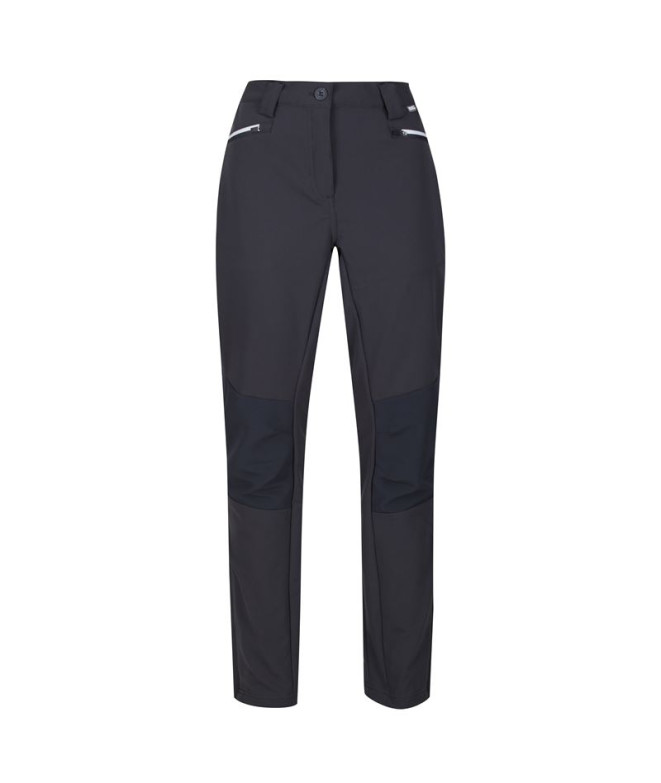 Pantalon de trekking Regatta Questra III W Gris...