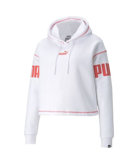 Sweatshirt Puma Power Hoodie Fl W White