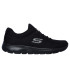 Chaussures Skechers Summits-Quick Lapse Femme Noir Mesh/ Trim