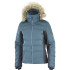 Veste de ski Salomon Stormcozy W Bleu clair
