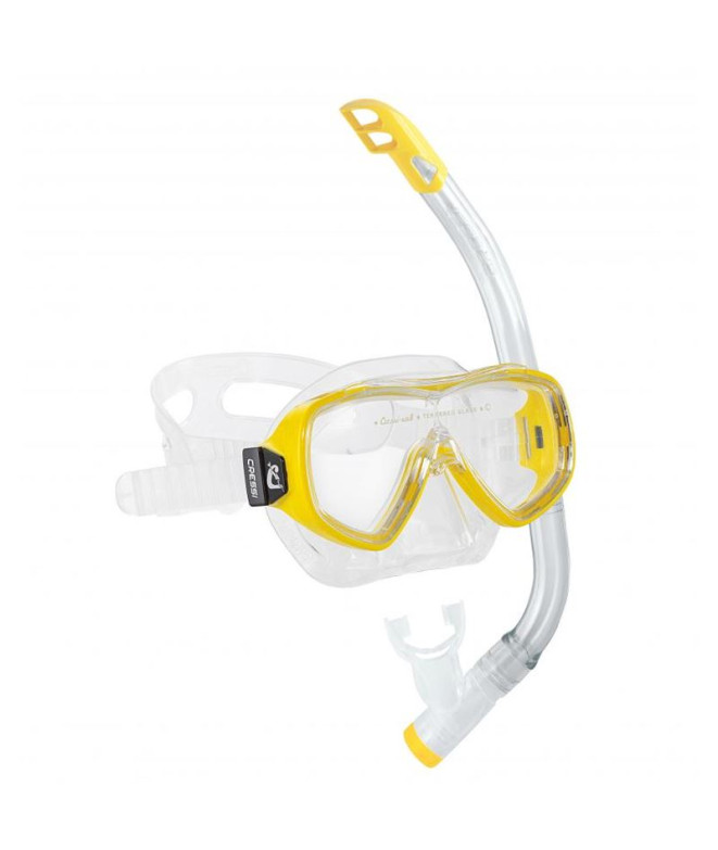 Kit de snorkel Cressi Sub Ondina VIP Jaune...