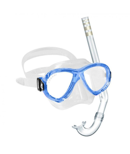 Kit de snorkel Cressi Sub Perla Junior Bleu (Perla +...