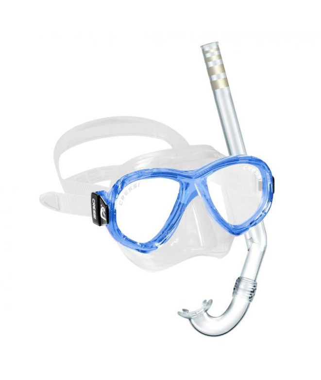 Kit de snorkel Cressi Sub Perla Junior Bleu...