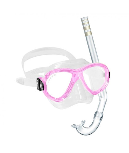 Kit de snorkel Cressi Sub Perla Junior Rose (Perla +...