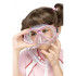 Kit de snorkel Cressi Sub Perla Junior Rose (Perla + Minigringo)