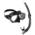 Kit de snorkel Cressi Sub Marea VIP Dark Noir (Marea + Gamma)