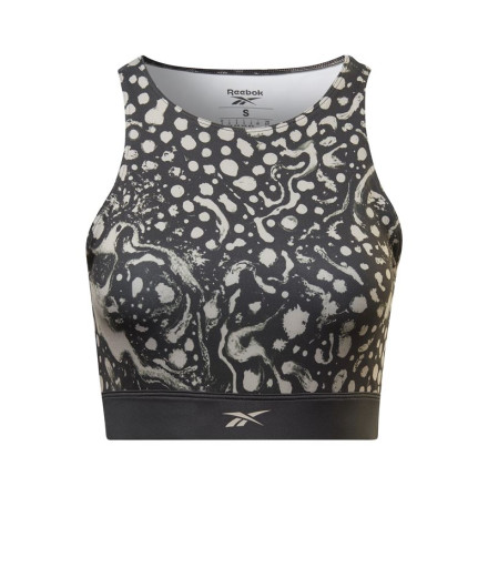 Brassiere de sport Reebok Modern Safari Bralette Black W