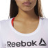 T-shirt Fitness Reebok Encolure dégagée
