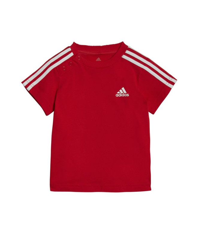 Set adidas 3 Band Kids Red