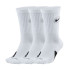 Pack chaussettes Nike by 3 Everyday Crew Blanc