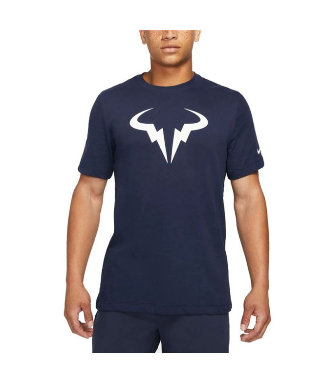 T-shirt tennis de NikeCourt Dri-FIT Rafa M bleu