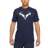 T-shirt tennis de NikeCourt Dri-FIT Rafa M bleu