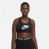 Brassiere de sport Nike Dri-FIT Swoosh Gris