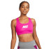 Brassiere de sport Nike Dri-FIT Swoosh Rose