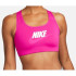 Brassiere de sport Nike Dri-FIT Swoosh Rose