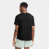 T-shirt running Nike manches courtes Dri-FIT Miler M Noir