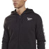 Veste de survêtement Reebok Identity Tape FZ M Noir