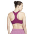 Brassiere de sport Nike Dri-FIT Swoosh W Sangria