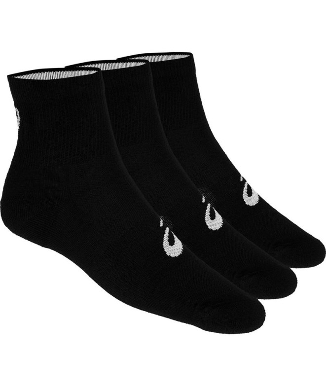 Chaussettes short ASICS Quarter 3PPK Noir